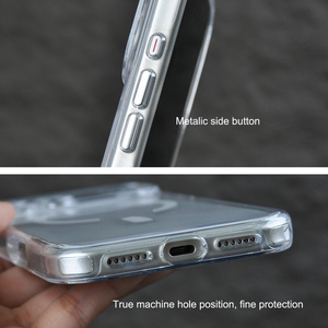 High Quality Clear Yellow Resistant Magnetic Phone <strong>Case</strong> For <strong>iPhone</strong> <strong>17</strong> <strong>Pro</strong> Max <strong>17</strong> Air Anti-UV Mobile Phone Clear Cover - Product Image 3