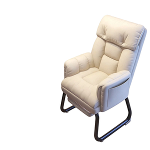 Kursi kantor kulit PU desain Modern, dudukan sandaran ergonomis, penggunaan rumah <span class=keywords><strong>Sofa</strong></span> malas untuk duduk panjang dan lelah - Product Image 5