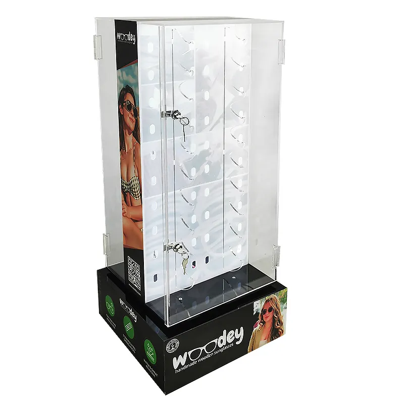 Großhandel Counter Acryl Sonnenbrillen Stand Acryl gläser Display Stand Display Rack