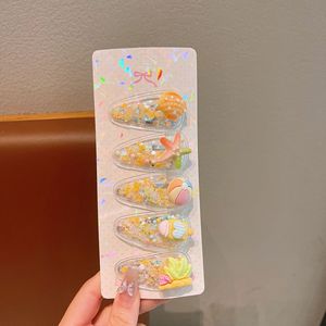 Pinzas para el Cabello de Fiesta, Duraderas, de Resina, con Diseño de Sirena de Dibujos Animados, Brillantes, Lindas, para Cumpleaños, para Niñas Pequeñas - Product Image 6