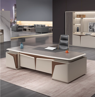 Mobilier de bureau moderne pour chef de bureau Table de bureau de direction ceo Table de bureau de luxe pour chef de bureau