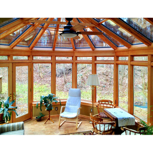 Gazebo de Aluminio con Diseño Moderno, Techo Impermeable y Pérgola de Vidrio para Villas, Tiendas, Cafeterías y Espacios Panorámicos - Product Image 2