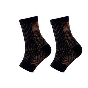 Unisex anti-fadiga nylon compressão tornozelo meias poliéster <span class=keywords><strong>plantar</strong></span> fascite meias para esportes proteção e tornozelo cinta - Product Image 5