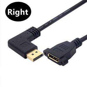 Adaptador Displayport macho a hembra con conector HDMI 4K en ángulo recto para monitor LED - Product Image 3
