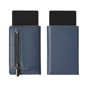 กระเป๋าสตางค์ CASEKEY NEW Mini Porte-monnaie รุ่นโปรโมชั่น OEM ราคาประหยัด ป้องกัน RFID พร้อมช่องใส่บัตรหนัง ป้องกันการโจรกรรมข้อมูล RFID พร้อมกล่องของขวัญ - Product Image 2