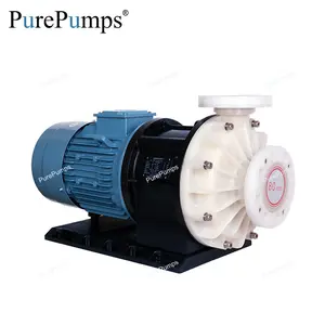3inch caliber PVDF material strong chemical acid resistant no leaking magnetic force motor dewatering pump