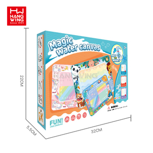 Toile <span class=keywords><strong>magique</strong></span> à l'eau HW pour enfants, couverture de peinture et d'écriture, graffiti à l'eau transparente, jouet éducatif pour l'apprentissage précoce, apprentissage des motifs - Product Image 6