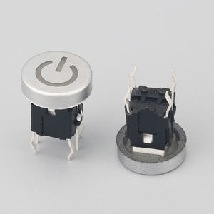 Mini Tact <span class=keywords><strong>Switch</strong></span> Custom Knop Dop 6*6*10.3Mm Grootte Geen Frame Kleurrijke Led Verlichte Tactiele Schakelaar Met Power Lasergraveren - Product Image 4