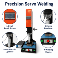 For Classification Card Servo Ultrasonic Welding Machine New 20kHz 220V 2.6kW Slab Sealing Boxes