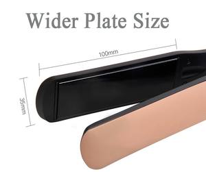 Herramientas de estilismo profesional para salón Zigzag Lace 2 en 1 Plancha de pelo y rizador Plancha de pelo de iones negativos - Product Image 2