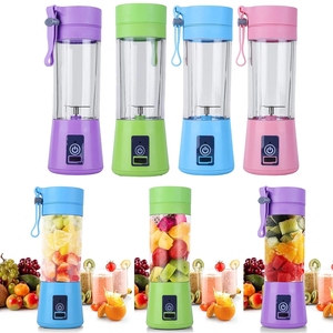 Licuadora Portátil Recargable USB G15 de 380 ml con 6 Cuchillas, Mezcladora, Exprimidor, Preparador de Smoothies para el Hogar, Venta al por Mayor - Product Image 2