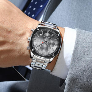 CURREN 8490 Orologio da <span class=keywords><strong>Uomo</strong></span> in <span class=keywords><strong>Acciaio</strong></span> Inossidabile Business a 6 Lancette <span class=keywords><strong>Cronografo</strong></span> al Quarzo Casual di Lusso alla Moda con Data Relogio Masculino - Product Image 2