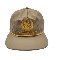 Hoge Kwaliteit Ongestructureerde Groothandel Custom Blanco Waterdichte Nylon Touw Snapback Hoed Gorras