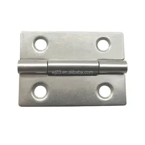 Heavy duty small size itself color line draw stainless steel 304 butt hinge for metal box