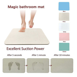 (CHAKME) absorción de agua antideslizante de tierra de <span class=keywords><strong>diatomeas</strong></span> alfombra de baño para cuarto de baño - Product Image 6