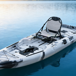 Kayak de pêche en plastique avec accessoires, canoë/kayak à rames, kayak de pêche pour une personne, kayak monoplace - Product Image 1