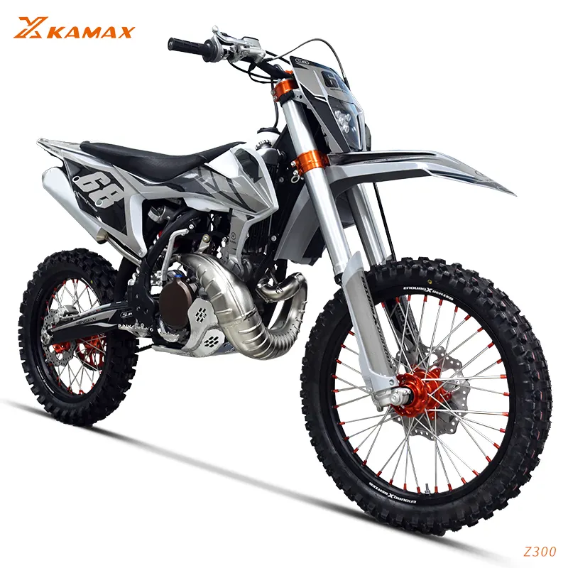 KAMAX CE сертификация 300CC 2-тактный 2024 Новое поступление внедорожный эндуро Мотокросс Байк по бездорожью