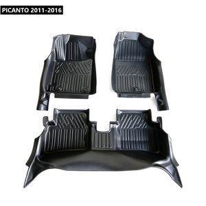 Oferta Directa de Fábrica: Tapetes de Auto TPE Resistentes a Salpicaduras, Revestimientos Interiores para Auto, Cobertura Total, para <span class=keywords><strong>PICANTO</strong></span> 2011-2016 (Volante a la Izquierda) - Product Image 1