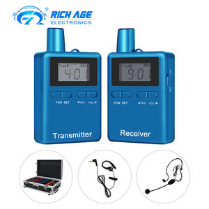 Système de guide touristique sans fil 2.4G de haute qualité 50 canaux émetteur et récepteur professionnels pour la formation de pèlerin de guide touristique - Product Image 4