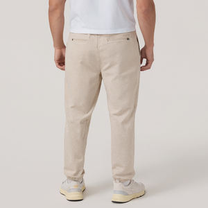 กางเกงวิ่งสำหรับผู้ชายสีดำแบบถักกางเกงผ้าฝ้ายลำลองกลางแจ้งกำหนดได้เอง - Product Image 3