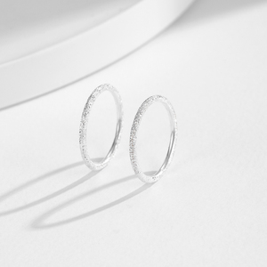 999 Puur Zilveren Delicate Sprankelende Stapelbare Eternity Band Ringen Voor Vrouwen Dagelijks Feest Fijne Sieraden Accessoires - Product Image 6