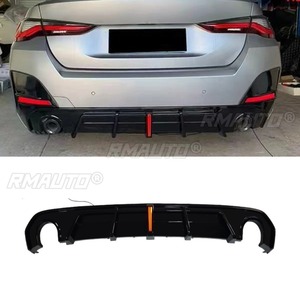 For BMW 4 Series 4-door G26 2020-2025 <b>Car</b> Rear Bumper Lip Splitter <b>Diffuser</b> Body Kit Bumper Guard Protector Cover Accessories - Product Image 2