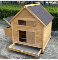Meilleures ventes, vente en gros d'usine, poulailler en bois de luxe écologique, imperméable, XL - Extra Large