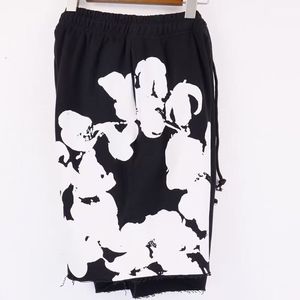 Ensemble simple et tendance, nouveau style, imprimé à grands motifs en mousse, pantalon de cinq pouces, denim ample, unisexe - Product Image 5