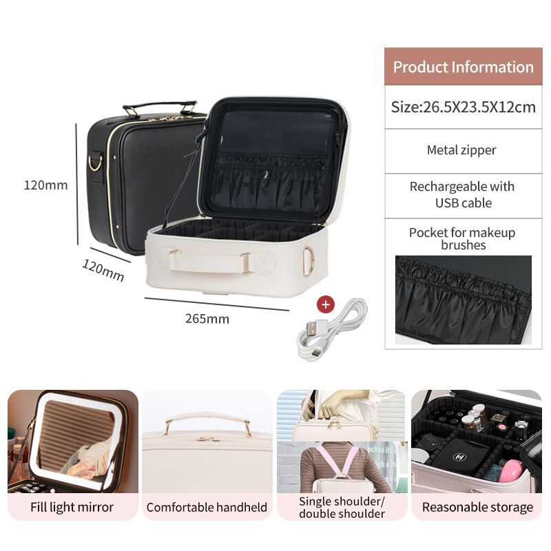 TR-P7003 white upgraded model [buckle+double shoulder strap]