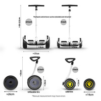 Hot Sale Smart selbst ausgleichende LED-Leuchten Elektro roller 10-Zoll-Segway-Hoverboard mit drahtlosem Btooth-Lautsprecher