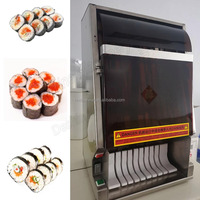 Machine à rouler et à couper automatiquement les rouleaux de sushi électriques commerciaux, machine à trancher automatique, machine à trancher les kimbap