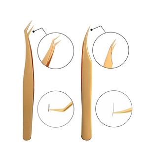 Chuyên nghiệp chất lượng cao chỉ độ đàn hồi thấp bền sợi tip <span class=keywords><strong>Applicator</strong></span> <span class=keywords><strong>Lash</strong></span> thép không gỉ lông mi mở rộng nhíp - Product Image 4