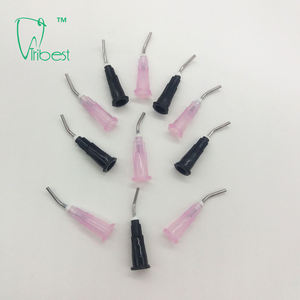<strong>Disposable</strong> Dental Pre-Bent <strong>Needle</strong> Tips Electric Plastic and Metal Flowable Tips for Irrigation Dental Equipment Accessory - Product Image 3