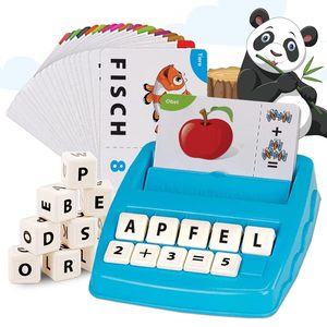 Giocattoli Educativi per Bambini: Giochi di Apprendimento per Ortografia, Lettura, Matematica, Riconoscimento <span class=keywords><strong>delle</strong></span> <span class=keywords><strong>Parole</strong></span> e Abbinamento <span class=keywords><strong>delle</strong></span> Lettere - Product Image 2