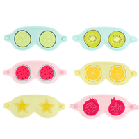 Produits vendus à chaud avec des designs amusants-Masques pour les yeux populaires en forme de fruit Hot & Cold Compress