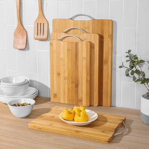 Nourriture végétale viande fromage pain pizza accessoires de cuisine en <span class=keywords><strong>bois</strong></span> bambou coupe hacher boucher bloc conseil - Product Image 6