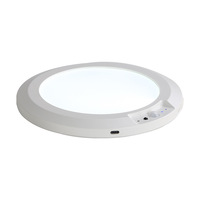 Lampu Langit-Langit LED Sensor Gerak IP33 Bergaransi 2 Tahun, Dapat Diisi Ulang via USB, Dilengkapi Remote Control untuk Lorong, Ruang Ganti, Balkon
