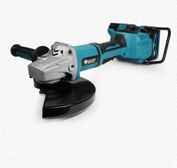 Meuleuse d'angle sans fil 18V Lithium-Ion sans balais avec interrupteur à gâchette, disque de coupe 125mm pour usage professionnel et industriel DIY, 6000 tr/min