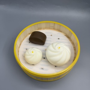 Papel de Pulpa de Madera de Grado Alimenticio para Cocinar al Vapor, Revestimiento Antiadherente Perforado para Cocinar al Vapor Dumplings, Resistente al Calor, Impresión Personalizada - Product Image 6