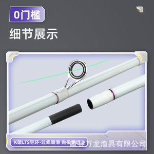 Lure Rod Carbon Fiber 1.65M 2.40M Gun Handle Straight Handle Ice Fishing Freshwater Fishing Rods - Product Image 5