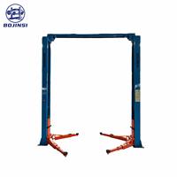 Elevador de Autos de Dos Postes BJS Industrial Premium de 4000 kg con Piso Libre, Liberación Lateral Doble, Equipo de Elevación Hidráulico, Elevación de 1800 mm