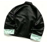 Veste pour homme en jacquard texturé de style chinois, neuve, OEM, avec fermeture à boutons et cordons - une tendance du style chinois.