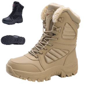 2026 Trendyy High-Top Large Size Winter Sports <b>Hiking</b> <b>Shoes</b> Outdoor Leisure Snow Boots for New Cross-Border Travel TPR Knee-High - Product Image 3