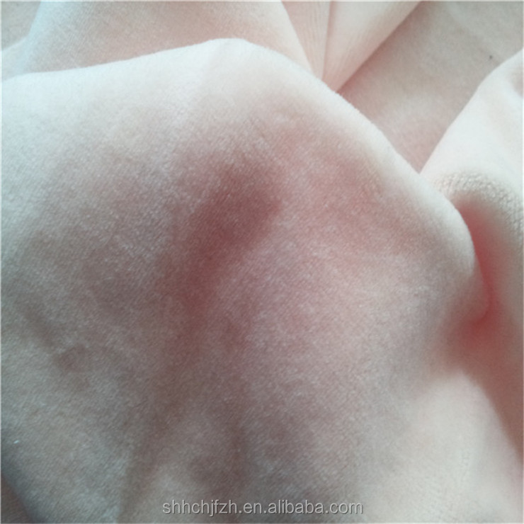 Knit Bamboo Velour Fabric OEKO-TEX Certified Antibacterial Bamboo Fiber Velvet Fabric Eco-Friendly Bamboo Fiber Velour Fabric