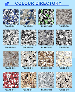 Cnmi trang trí màu <span class=keywords><strong>chip</strong></span> bê tông lớp phủ sàn sơn Flakes cho nhà để xe sàn sơn nội thất và ngoại thất tường sàn - Product Image 6