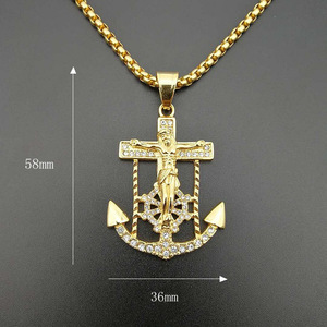 Модное ожерелье с подвеской в виде креста - Product Image 4