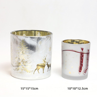 Bougeoirs en verre bougeoirs votifs de mariage conteneurs votifs bocaux à bougies en verre décoratifs