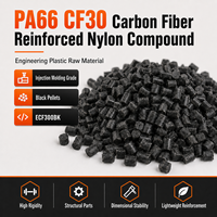 Gránulos de Plástico de Ingeniería Taiyi PA66 de Alta Rigidez Reforzados con 30% de Fibra de Carbono, Resistentes a la Flexión y a la Tracción