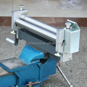 bench type small arc bending machine precision manual plate rolling machine