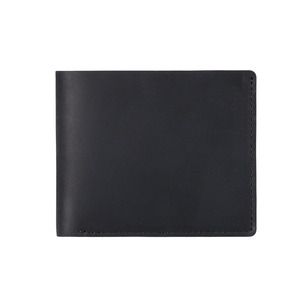 Bolso de tarjeta de visita de patrón sólido de cuero de vaca de alta calidad para hombres con soporte para boletos para <span class=keywords><strong>adolescentes</strong></span> billetera corta - Product Image 4